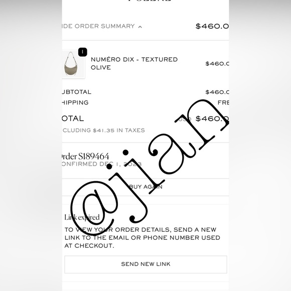 Polène Numéro Dix – Textured Olive Leather - Picture 7 of 7